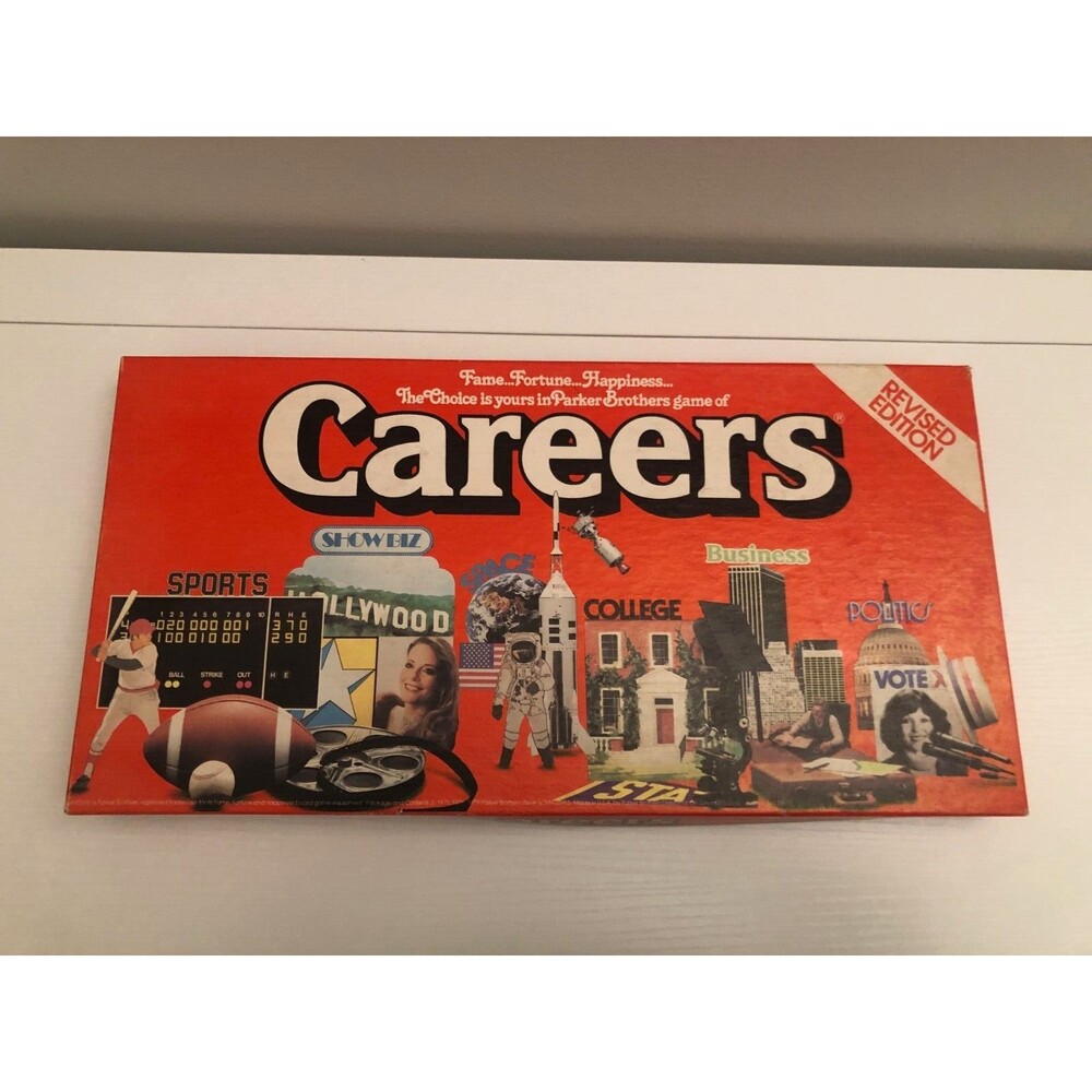 Careers Revised Edition Parker Brothers Board Game - Complete
